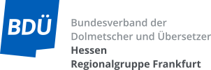 Logo BDÜ Hessen, Regionalgruppe Frankfurt